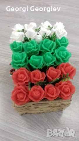 Цветя от глицерин.сапун, снимка 5 - Изкуствени цветя - 39357090