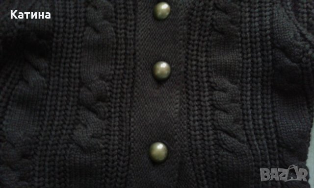 Дълга жилетка с качулка, снимка 4 - Жилетки - 26733816