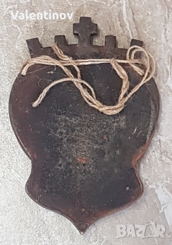 Старинна закачалка от резин , снимка 2 - Закачалки - 53584069