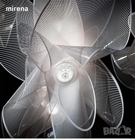 Висяща лампа за таван скандинавски ЛЕД LED полилей дизайн с бяла мрежа, снимка 4 - Лампи за таван - 53298535