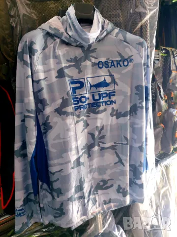 Суитшърт за риболов с УВ защита Osako 50+ UPF, снимка 1