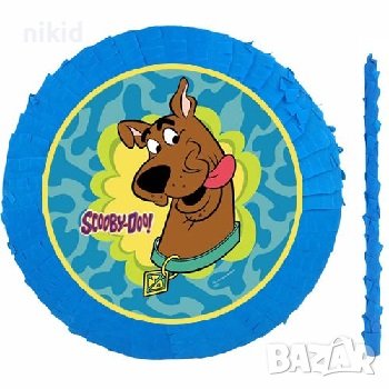 Скуби ду Scooby Doo голяма готова пинята + пръчка подарък за парти рожден ден