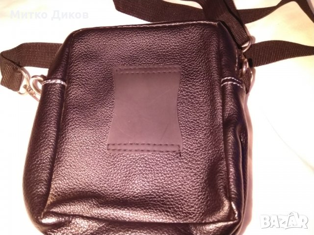 Чанта кожена за през рамо и кръста 165х150х45мм нова, снимка 6 - Чанти - 29004781