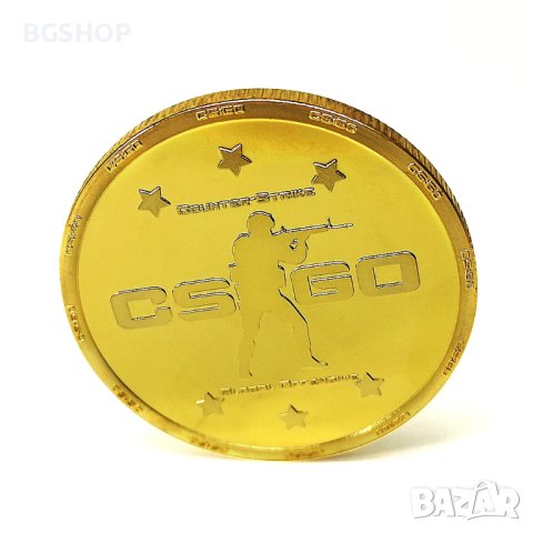 Монета Counter-Strike Global Offensive - Gold, снимка 6 - Нумизматика и бонистика - 43899077