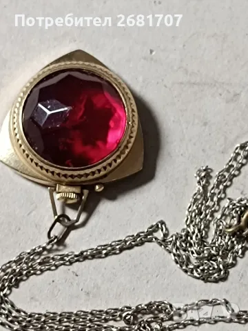 позлатен часовник Zaria, снимка 5 - Дамски - 48942297