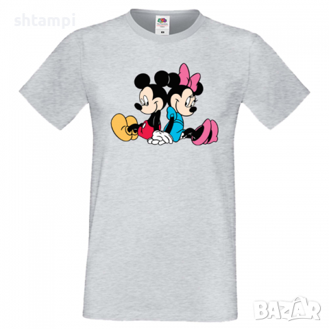 Мъжка тениска Mickey & Minnie 2 Подарък,Изненада,Рожден ден, снимка 5 - Тениски - 36575452