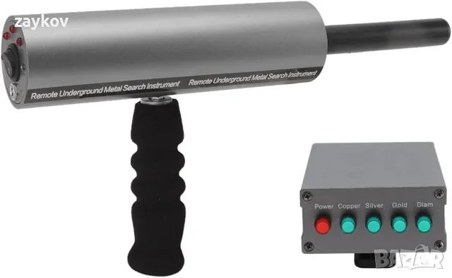 Метален детектор AKS, професионален акумулаторен златотърсач с 800 м дълъг обхват, снимка 1