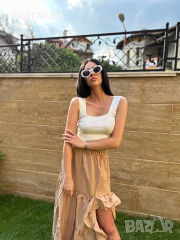 Пясъчна дълга пола, снимка 3 - Поли - 50870453