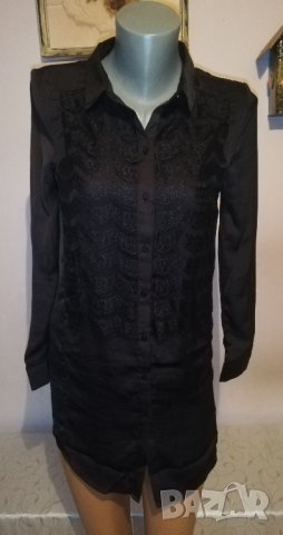 Черна дълга риза тип рокля ONLY р-р S, нова с етикет