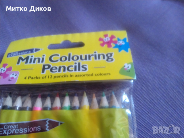Моливи 12 броя малки англейски маркови нови, снимка 2 - Ученически пособия, канцеларски материали - 44928959