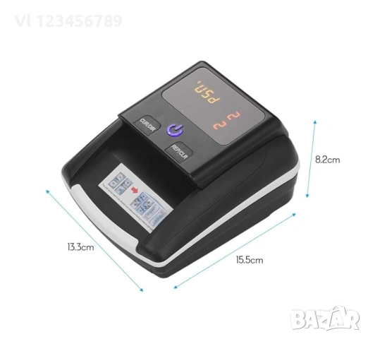 Детектор за фалшиви банкноти STS AL-130, снимка 6 - Друго търговско оборудване - 53477263