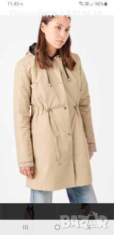 POLO Ralph Lauren Water Resistant Rain Anorak Womens Size S НОВО ! ОРИГИНАЛ! Дамски Двулицев Тренч!, снимка 3 - Якета - 53293359