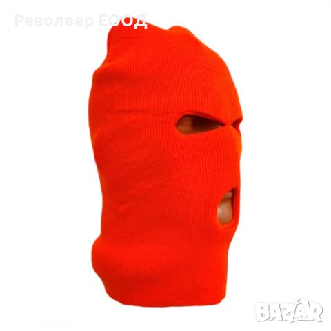 Тактическа шапка/маска - черна / камуфлаж / оранжева, снимка 4 - Шапки - 43835042