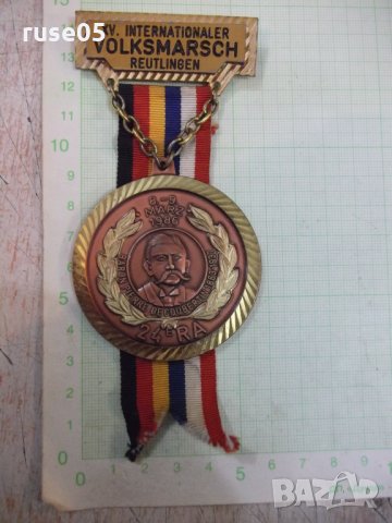 Медальон "BARON PIERRE DE COUBERTIN 1863 - 1937", снимка 1 - Други ценни предмети - 27348766