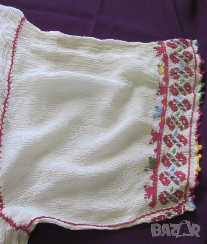 19 век Женска Риза Ръчна Бродерия Кенар, снимка 6 - Антикварни и старинни предмети - 36590606