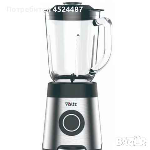 Блендер Oliver Voltz OV51162E 800W – Силна мощност, стъклена кана и надеждност за всеки ден, снимка 3 - Блендери - 52544354