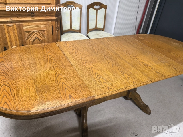 Разтегателна трапезна маса , снимка 3 - Маси - 52907416