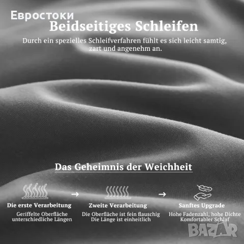 Спално бельо от 2 части MR&HM 135 x 200 cm Микрофибърн плик 135 x 200 cm с калъфка за възглавница 80, снимка 4 - Спално бельо - 49260990