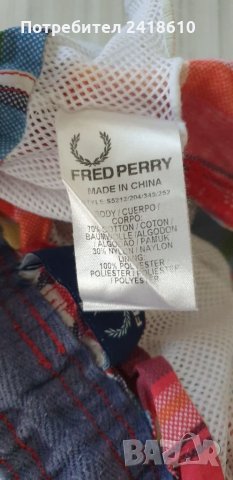 Fred Perry Cotton Mens Size 34 L/XL ОРИГИНАЛ! Мъжки Къси Панталони!, снимка 4 - Къси панталони - 33136240