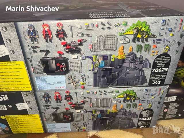 Playmobil Dino Rise - Скалата на Дино + Сайчания: Нашествие на робот, снимка 2 - Конструктори - 43880738