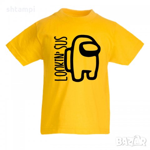 Детска тениска Among Us Looking Sus, снимка 6 - Детски тениски и потници - 32918831