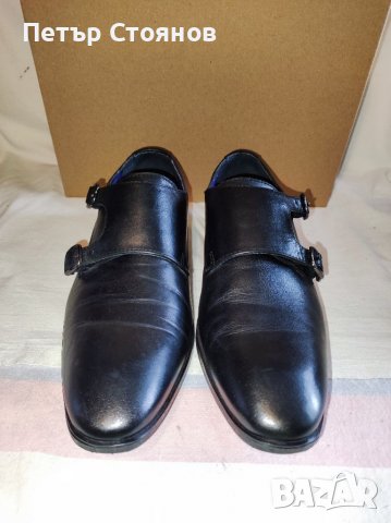 Официални мъжки обувки от естествена кожа Silver Street London №43, снимка 2 - Официални обувки - 37760221