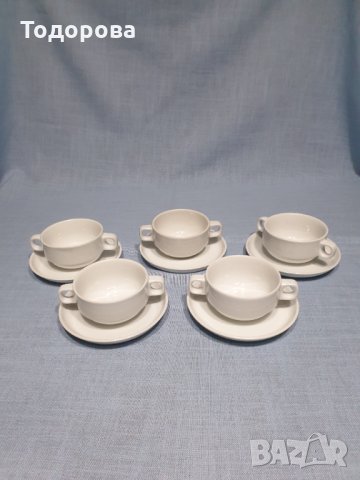 Порцеланов сет-чаши,купи с две дръжки Schonwald  Germany