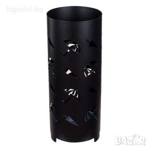 Черна метална стойка за чадъри