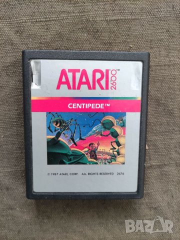 Продавам стара игра за Atari 2600 -Centipede 1987 г., снимка 4 - Други игри и конзоли - 33375499