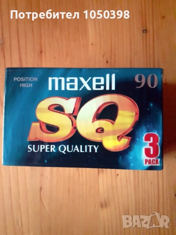 Нови MAXELL SQ -90- Хром касети, снимка 2 - Декове - 52858479