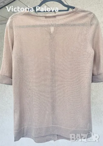 Лукс BRUNO MANETTI  Италия жилетка коприна ( 70%) и памук, снимка 6 - Жилетки - 49792271