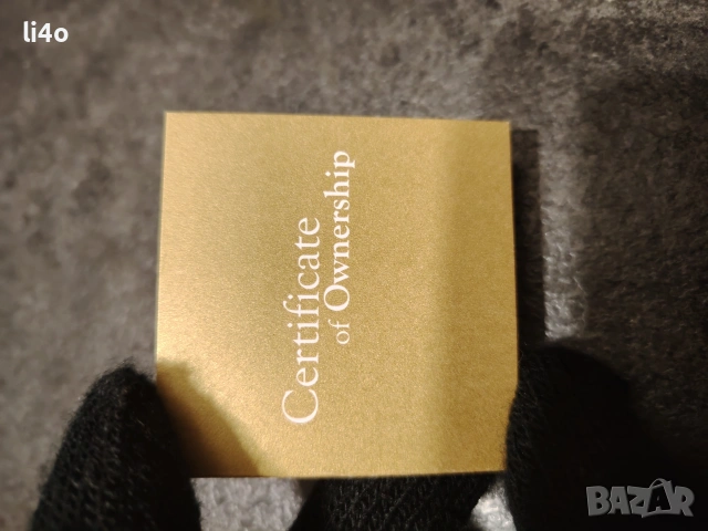 Сребърна монета с масивна позлата 24 карата златно покритие 1oz , снимка 2 - Нумизматика и бонистика - 53140335