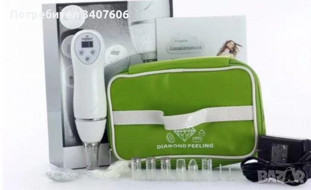 Уред за диамантено микродермабразио, вакуум за лице, акне, бръчки, черни точки, пилинг
