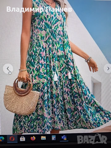 Дамска лятна рокля, снимка 2 - Рокли - 51401041