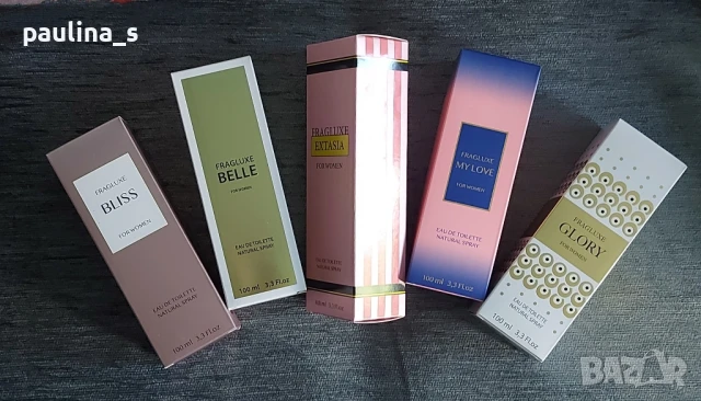 Бюджетни парфюми / Стара версия Milton Lloyd и Fragluxe / Дамски парфюми, един мъжки парфюм , снимка 16 - Дамски парфюми - 48508880