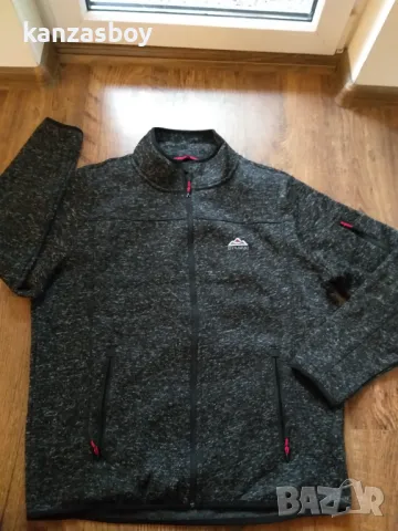Stubai Strickfleece-Jacke - мъжко поларено горнище ХЛ КАТО НОВО НЕОБЛИЧАНО, снимка 4 - Спортни дрехи, екипи - 48456527