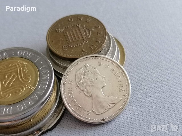 Монета - Канада - 5 цента | 1989г., снимка 2 - Нумизматика и бонистика - 37700921