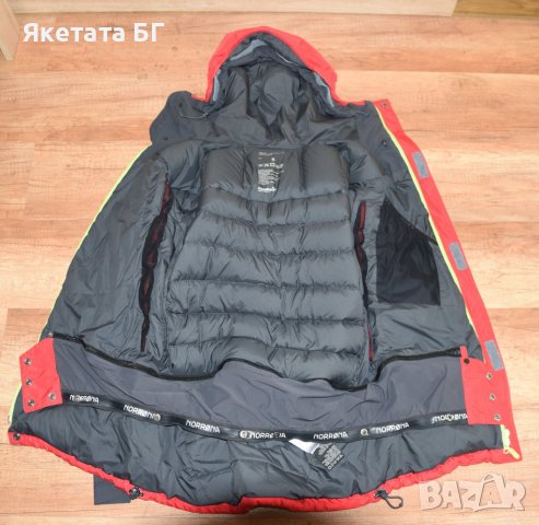 Norrona Narvik Primaloft 750 Down Оригинално дамско пухено яке парка размер S, снимка 7 - Якета - 43505524