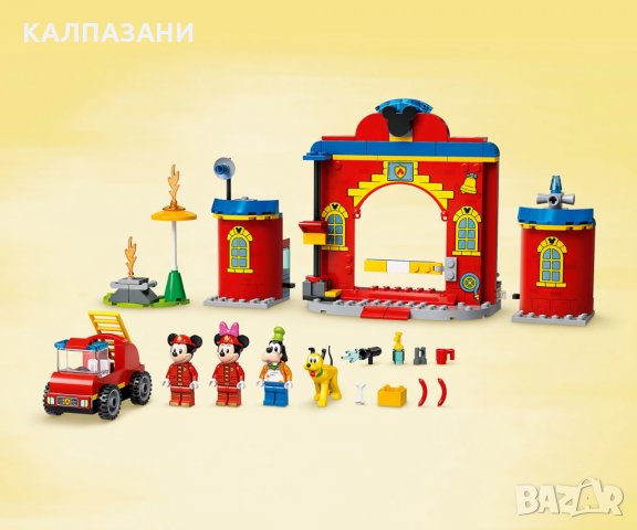 LEGO® Mickey and Friends 10776 - Пожарникарска станция и камион на Mickey & Friends, снимка 5 - Конструктори - 33605925