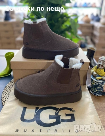 UGG Дамски Топли Зимни Боти ЮДЖИДЖИ - Налични Различни Цветове Код E903, снимка 9 - Дамски боти - 51865240