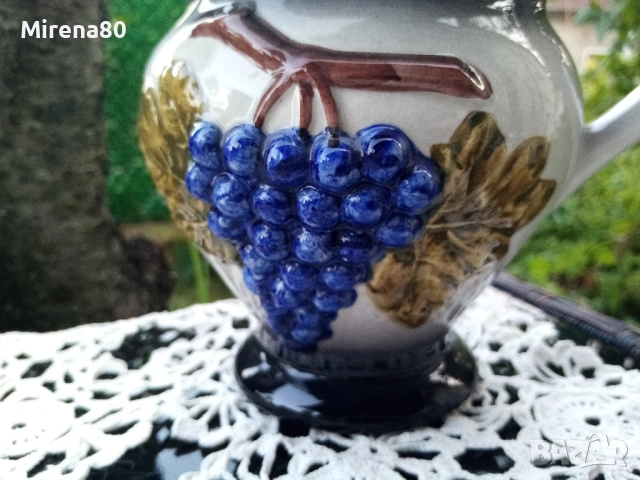 Сервиз за вино - немска керамика, снимка 3 - Сервизи - 51447497