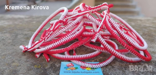 Мъжки мартеници плетени гривни. Бижута Луди гъби. Ръчна изработка.