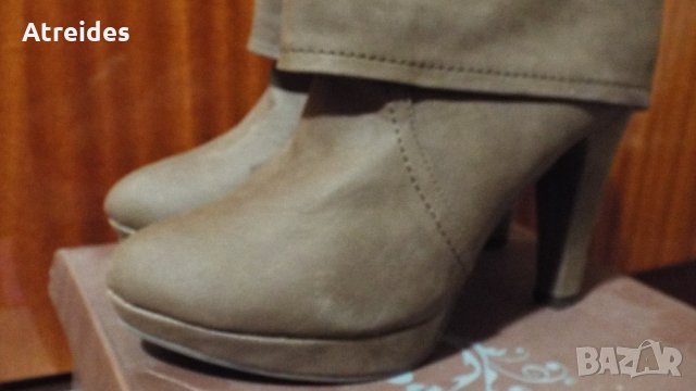 Дамски есенно-зимни боти на ток, снимка 8 - Дамски боти - 26476155