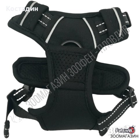 Нагръдник за Куче - с Дръжка - XS, S, M, L, XL - 5 размера - Черен цвят - Pro No Pull Harness, снимка 3 - За кучета - 37162994