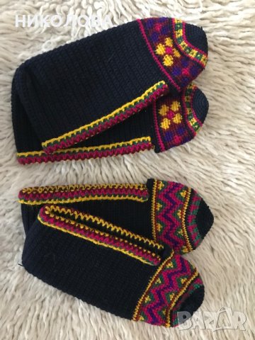 Автентични терлици,торби,престилка,албени и покривка за спалня