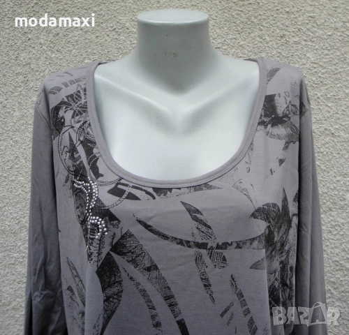 3XL/4XL Нова блуза Proudly, снимка 3 - Блузи с дълъг ръкав и пуловери - 51991783