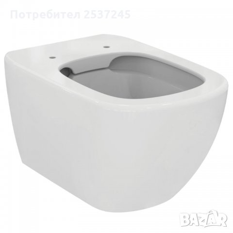Конзолна тоалетна чиния Ideal Standard Tesi Rimless с капак забавено падане, снимка 3 - Други - 27564821