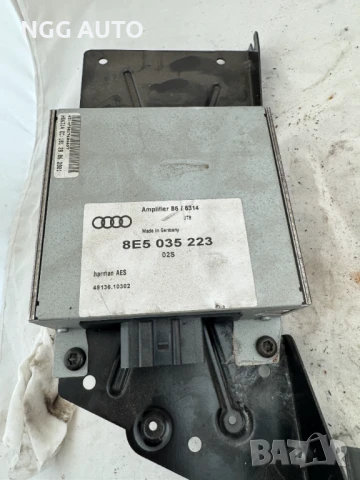 Усилвател за Audi A4, 8E5 035 223, 8E5035223, Amplifier B6, 6314, JTB, harman AES, снимка 2 - Части - 51395792