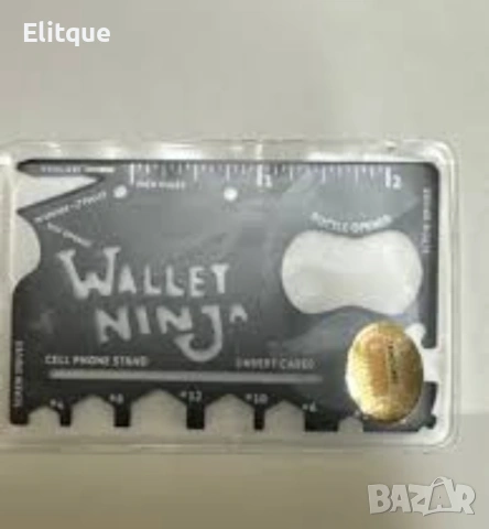 Wallet Ninja 18 в 1 – мултифункционален инструмент за портфейл