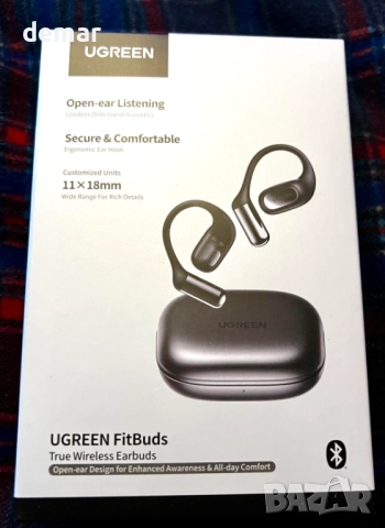 Безжични слушалки UGREEN с отворени уши, Bluetooth 6.0, ясни разговори с 4 микрофона и шумопотискане, снимка 13 - Безжични слушалки - 52129734